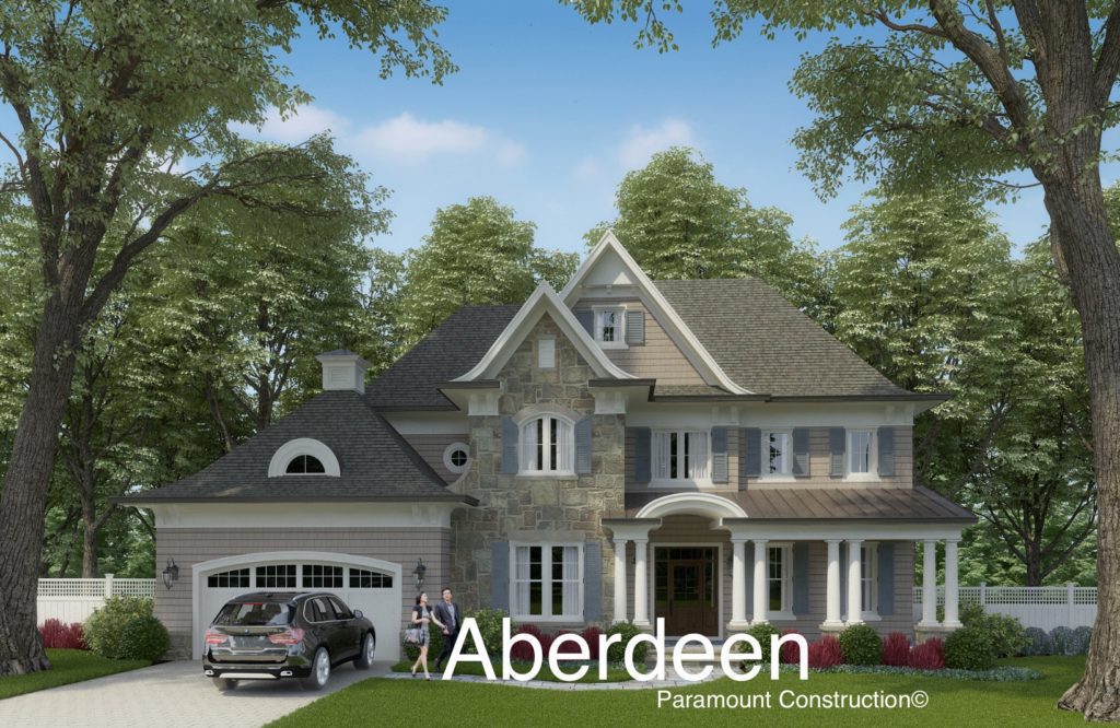 semi custom homes Aberdeen model